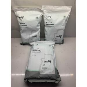 Motif 8oz 100 count Breastmilk Freezer Storage Bags - lot of 3